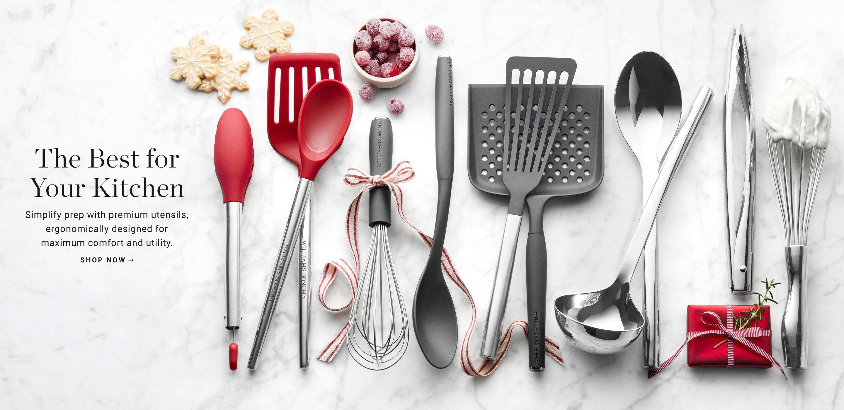 The Best For Your Kitchen | Simplify prep with premium utensils, ergonomically designed for maximum comfort and utility. | Shop Now